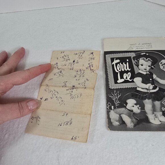 Terri Lee Doll Catalog Lot 1950s Halloween Pamphlet Ephemera Booklets Paperwork - Picture 6 of 16